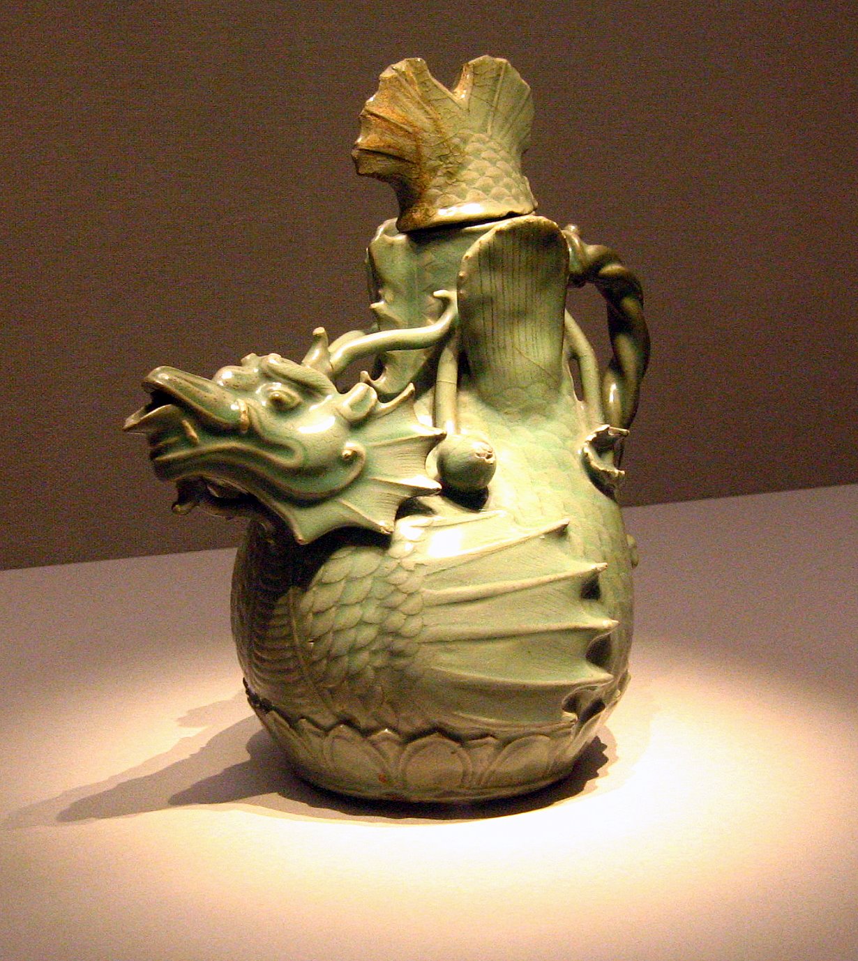 Museum Replica Celadon Tea Bowl Pair